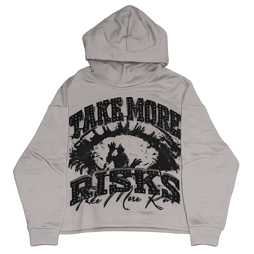 TMR STATEMENT HOODIE - GREY
