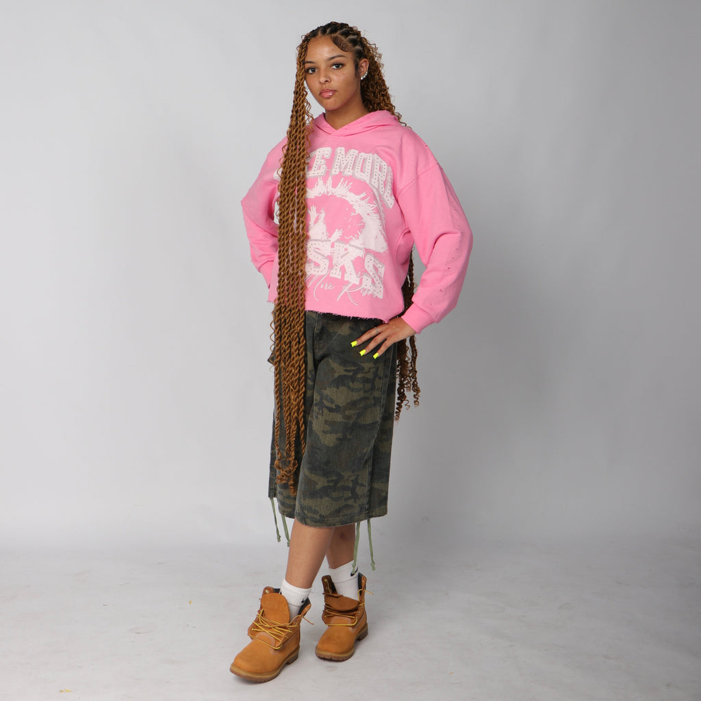 TMR STATEMENT HOODIE - PINK