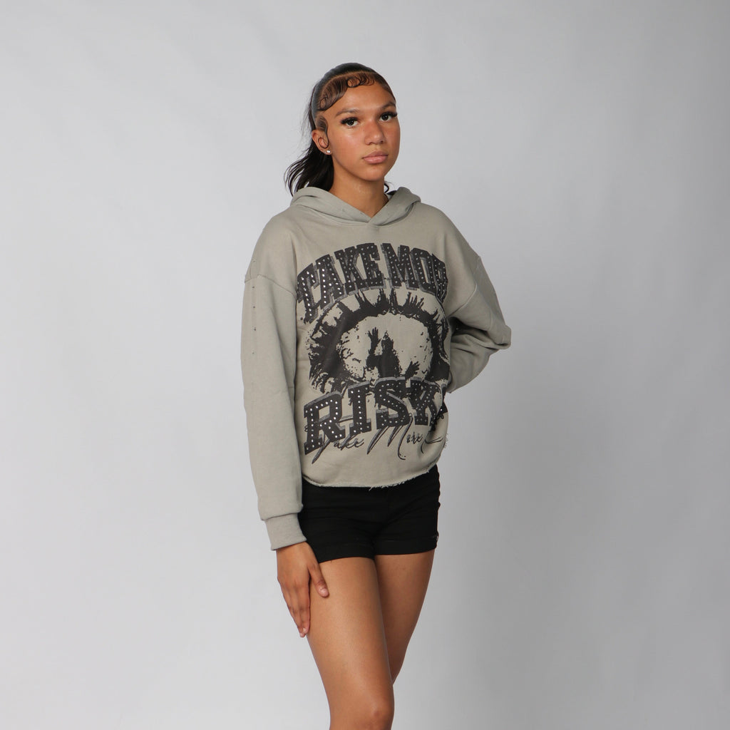 TMR STATEMENT HOODIE - GREY
